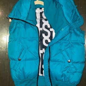 Diesel Teal Puffer Vest